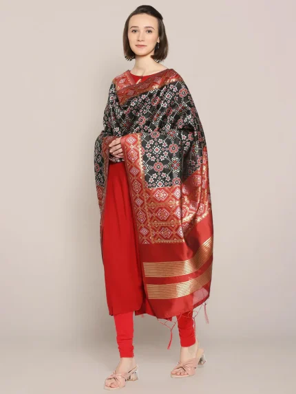 Beautiful Banarasi Patola Silk Dupatta